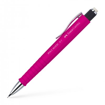 Faber-Castell Автоматичен молив Poly Matic, 0.7 mm, розов Faber-Castell Автоматичен молив Poly Matic, 0.7 mm, розов