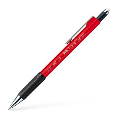 Faber-Castell Автоматичен молив Grip 1347, 0.7 mm, червен Faber-Castell Автоматичен молив Grip 1347, 0.7 mm, червен