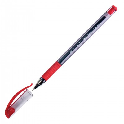 Faber-Castell Химикалка 1425 Fine, червена, 10 броя Faber-Castell Химикалка 1425 Fine, червена, 10 броя