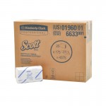 Kimberly-Clark Кърпи за ръце Scott, 31.5 x 21.5 cm, еднопластови, целулозни, 175 броя Kimberly-Clark Кърпи за ръце Scott, 31.5 x 21.5 cm, еднопластови, целулозни, 175 броя