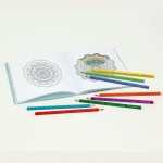 Faber-Castell Комплект за оцветяване Happy Zen, включващ 8 цвята акварелни моливи Grip и книжка за оцветяване