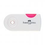 Faber-Castell Комплект Sparkle, два молива, острилка и гума, бяло и розово Sleeve