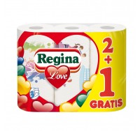 Regina Кухненска ролка Love Decorated, целулоза, 175 g, 3 броя