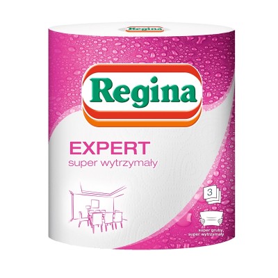 Regina Кухненска ролка Еxpert, трипластова, целулоза, 1 брой