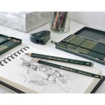 Faber-Castell Молив Castell 9000, чернографитен, комплект за художници, различни твърдости, 12 броя Faber-Castell Молив Castell 9000, чернографитен, комплект за художници, различни твърдости, 12 броя