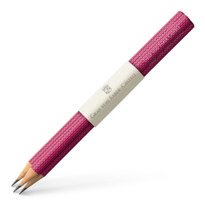Graf von Faber-Castell Молив Guilloche, чернографитен, електриковорозов, 3 броя Graf von Faber-Castell Молив Guilloche, чернографитен, електриковорозов, 3 броя