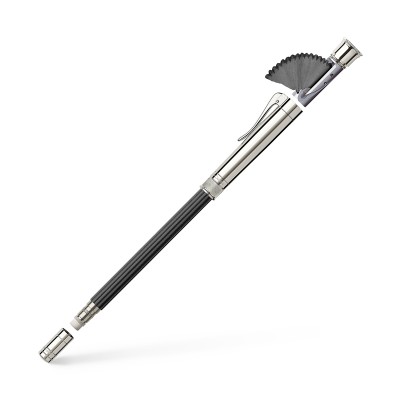 Graf von Faber-Castell Молив Perfect, чернографитен, черен, с платинена капачка Graf von Faber-Castell Молив Perfect, чернографитен, черен, с платинена капачка