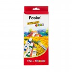 Foska Темперни бои, в тубички, 12 ml, 12 цвята