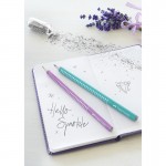 Faber-Castell Молив Jumbo Sparkle, лилав Faber-Castell Молив Jumbo Sparkle, лилав