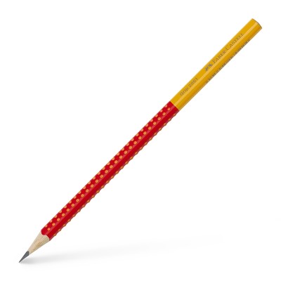 Faber-Castell Молив Grip 2001, Two Tone, червен