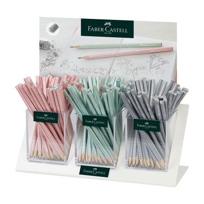 Faber-Castell Молив Sparkle, Серия Пролет, чернографитен, 144 броя в дисплей