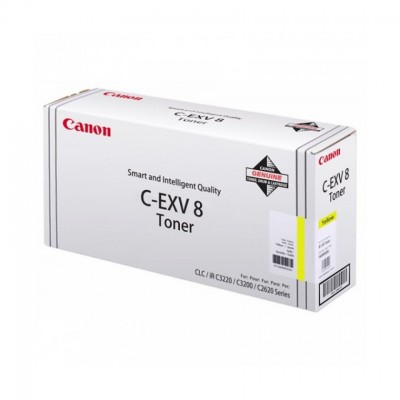 Canon Тонер EXV-8 IR C2620, 25 000 страници/5%, Yellow Canon Тонер EXV-8 IR C2620, 25 000 страници/5%, Yellow
