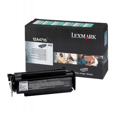 Lexmark Тонер 12A4715 X422, 12 000 страници/5%, Black