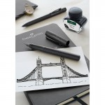 Faber-Castell Писалка Grip 2011, M, изцяло черна Faber-Castell Писалка Grip 2011, M, изцяло черна