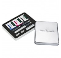 Faber-Castell Калиграфски комплект Grip 2011, сребрист