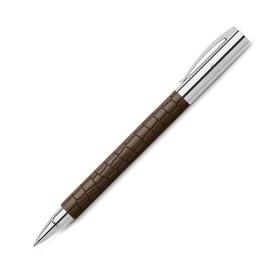 Faber-Castell Ролер Ambition 3D Croco, M, кафяв Faber-Castell Ролер Ambition 3D Croco, M, кафяв