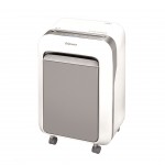 Fellowes Шредер за унищожаване на документи LX211, Micro-Cut, 23 L, бял