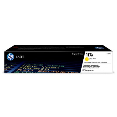 Оригинална тонер касета HP W2072A, 117A, 700 страници/5%, Yellow Оригинална тонер касета HP W2072A, 117A, 700 страници/5%, Yellow