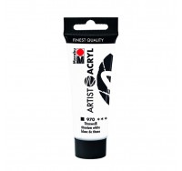 Marabu Акрилна боя Artist Acryl, № 970, титанвайс, 22 ml