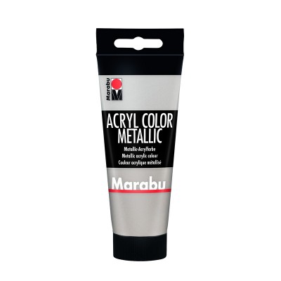 Marabu Акрилна боя Acryl Color, № 082, сребро, 100 ml