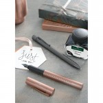 Faber-Castell Писалка Grip 2011, М, антрацит/сива