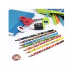 Milan Молив Super Heroes Space, чернографитен, HB, 48 броя