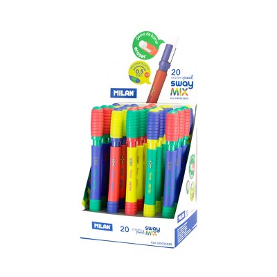 Milan Автоматичен молив Sway Mix, 0.5 mm, асорти, 20 броя