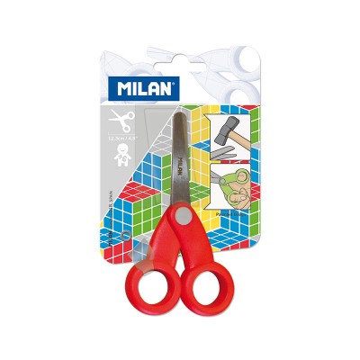Milan Ножица, ученическа, асорти, в блистер, опаковка 12 Milan Ножица, ученическа, асорти, в блистер, опаковка 12