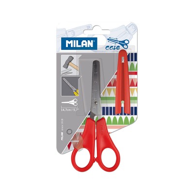 Milan Ножица, детска, с предпазител, в блистер, опаковка 12 Milan Ножица, детска, с предпазител, в блистер, опаковка 12