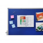 Top Office Комбинирана дъска, двулицева, на колела, 120 х 150 cm Top Office Комбинирана дъска, двулицева, на колела, 120 х 150 cm