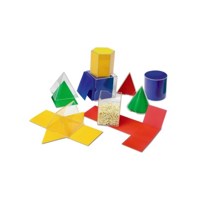 Learning Resources Геометрични фигури и развивки, 16 броя Learning Resources Геометрични фигури и развивки, 16 броя