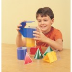 Learning Resources Геометрични фигури и развивки, 16 броя Learning Resources Геометрични фигури и развивки, 16 броя