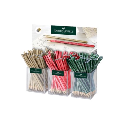 Faber-Castell Молив Sparkle, есен 2022, 144 броя в 3 чаши Faber-Castell Молив Sparkle, есен 2022, 144 броя в 3 чаши