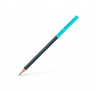 Faber-Castell Молив Grip 2001 Two Tone, черен и тюркоаз