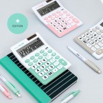 Milan Калкулатор, антибактериален, 12-разряден, цвят асорти, 6 броя Milan Калкулатор, антибактериален, 12-разряден, цвят асорти, 6 броя