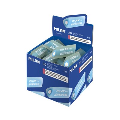 Milan Гума за молив F30 Cristal, бяла, 120 броя Milan Гума за молив F30 Cristal, бяла, 120 броя