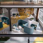 Interstuhl Диван тройка Hub HU312, с черен корпус Interstuhl Диван тройка Hub HU312, с черен корпус