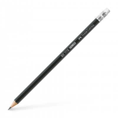 Faber-Castell Молив 1112, чернографитен, HB, с гума, 12 броя Faber-Castell Молив 1112, чернографитен, HB, с гума, 12 броя