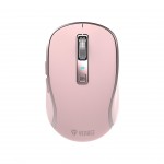 Yenkee Мишка YMS 2085PK, безжична, 2400 dpi, розова