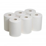 Kimberly-Clark Кърпи за ръце Scott Slimroll, руло, широчина 21 cm, дължина 165 m, бели, 6 броя Kimberly-Clark Кърпи за ръце Scott Slimroll, руло, широчина 21 cm, дължина 165 m, бели, 6 броя