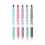 Zebra Гел ролер Pastel Stripes, 0.7 mm, син