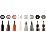 Faber-Castell Маркер-четка Pitt Artist, класик, 8 броя