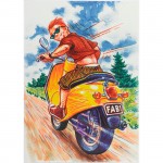 Faber-Castell Маркер-четка Pitt Artist, цветно колело, 6 броя Faber-Castell Маркер-четка Pitt Artist, цветно колело, 6 броя