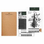 Faber-Castell Маркери Pitt Artist, 8 броя, с включен скицник Faber-Castell Маркери Pitt Artist, 8 броя, с включен скицник