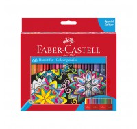 Faber-Castell Цветни моливи Замък, 60 цвята