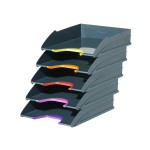 Durable Комплект хоризонтални поставки Varicolor, асорти, сиви, 5 броя Durable Комплект хоризонтални поставки Varicolor, асорти, сиви, 5 броя