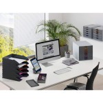 Durable Комплект хоризонтални поставки Varicolor, асорти, сиви, 5 броя Durable Комплект хоризонтални поставки Varicolor, асорти, сиви, 5 броя