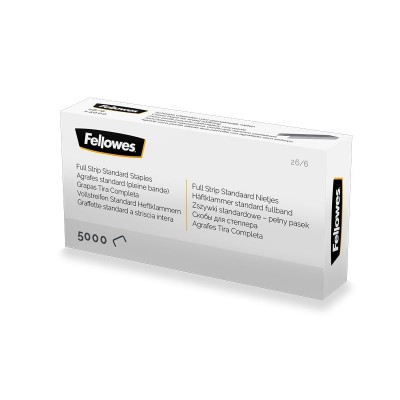 Fellowes Телчета за телбод, размер 26/6 mm, 5000 броя Fellowes Телчета за телбод, размер 26/6 mm, 5000 броя