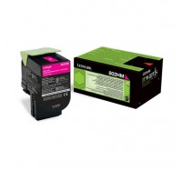 Оригинална тонер касета Lexmark 80C2HME, 3000 страници/5%, Magenta