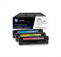 Оригинална тонер касета HP CF370AM, 305А, 2600 страници/5%, Cyan, Magenta, Yellow, 3 броя